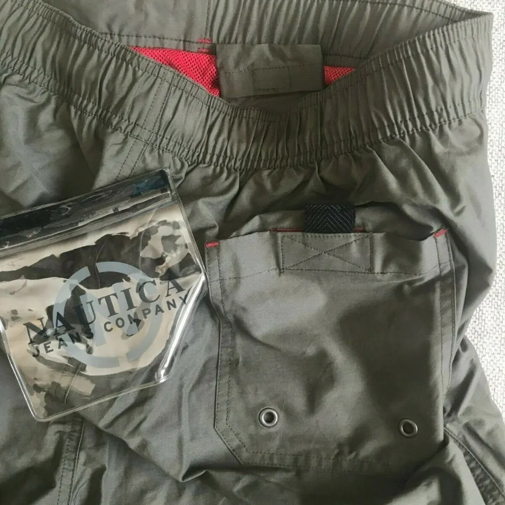 Nautica Spell Out Men Board Shorts Swim Trunks XL‎